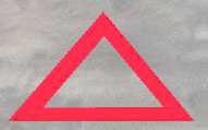 The diagram shows a portable warning triangle. The warning triangles MUST be used: - The diagram shows a portable warning triangle. The warning triangles MUST be used: