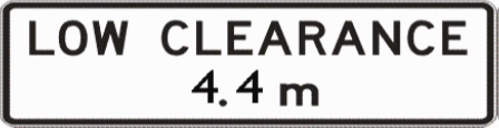 This sign is displayed on the approach to a bridge or tunnel. You should: - This sign is displayed on the approach to a bridge or tunnel. You should: