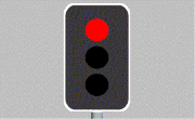 As you approach an intersection with traffic lights, the yellow light turns to red. You must: - As you approach an intersection with traffic lights, the yellow light turns to red. You must: